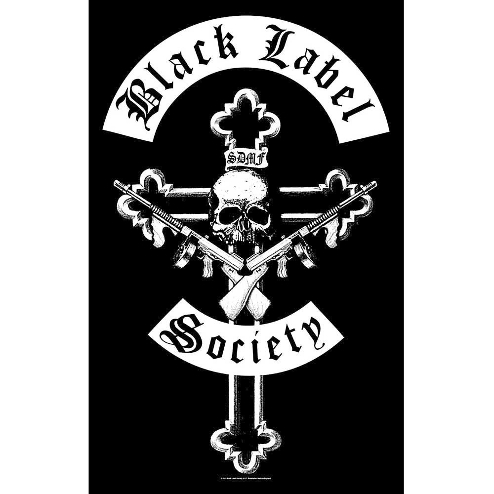 Black Label Society - Mafia Textile Poster - Black